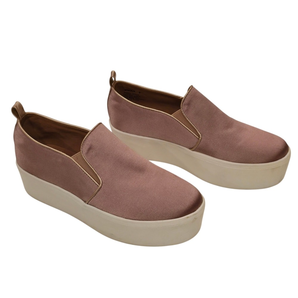 Golo‎ Vivian Satin Platform Sneaker Sz 8 Indie Sleeper Brand Y2K Blokecore